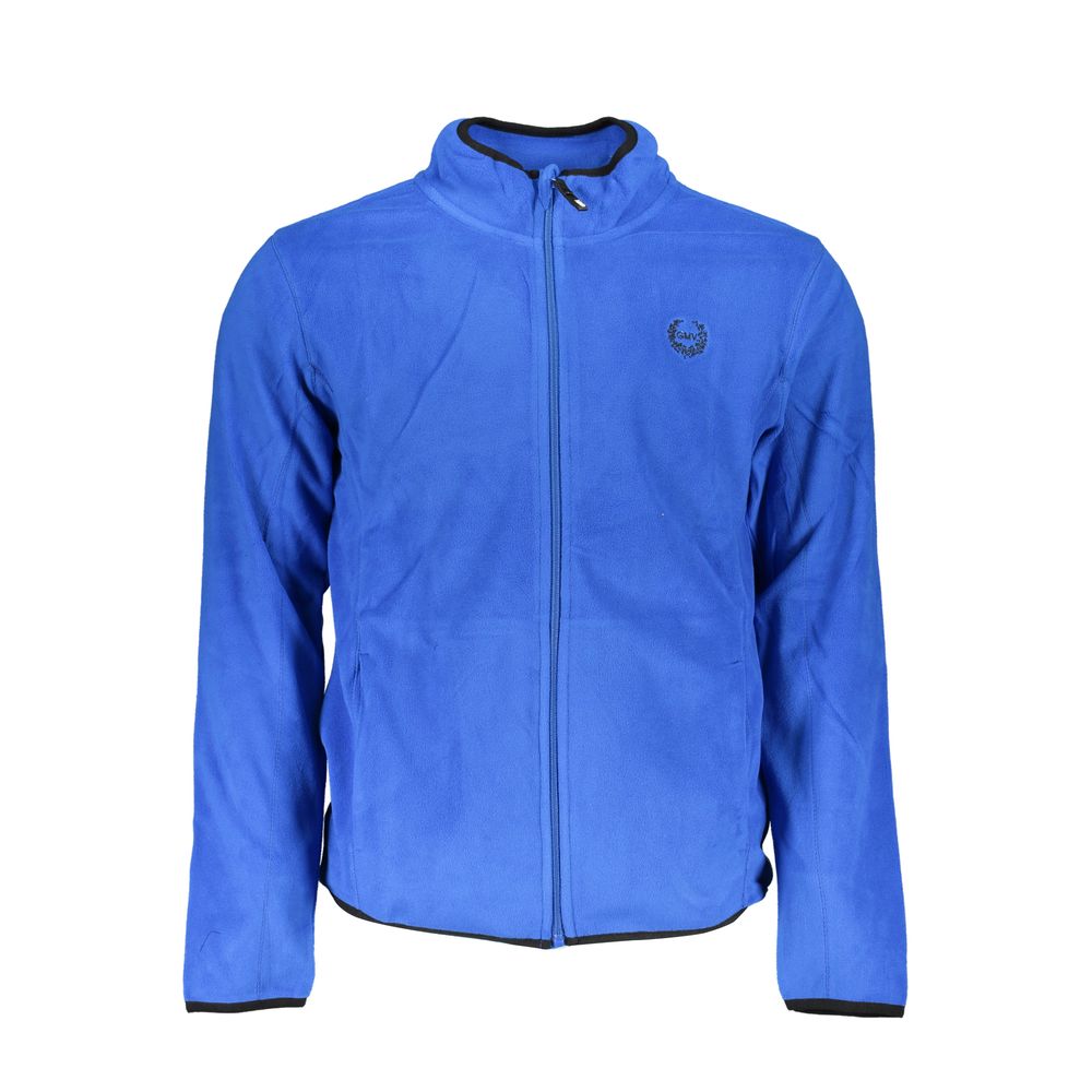 Gianmarco Venturi Blue Cotton Mens Sweater - Luxe Nova