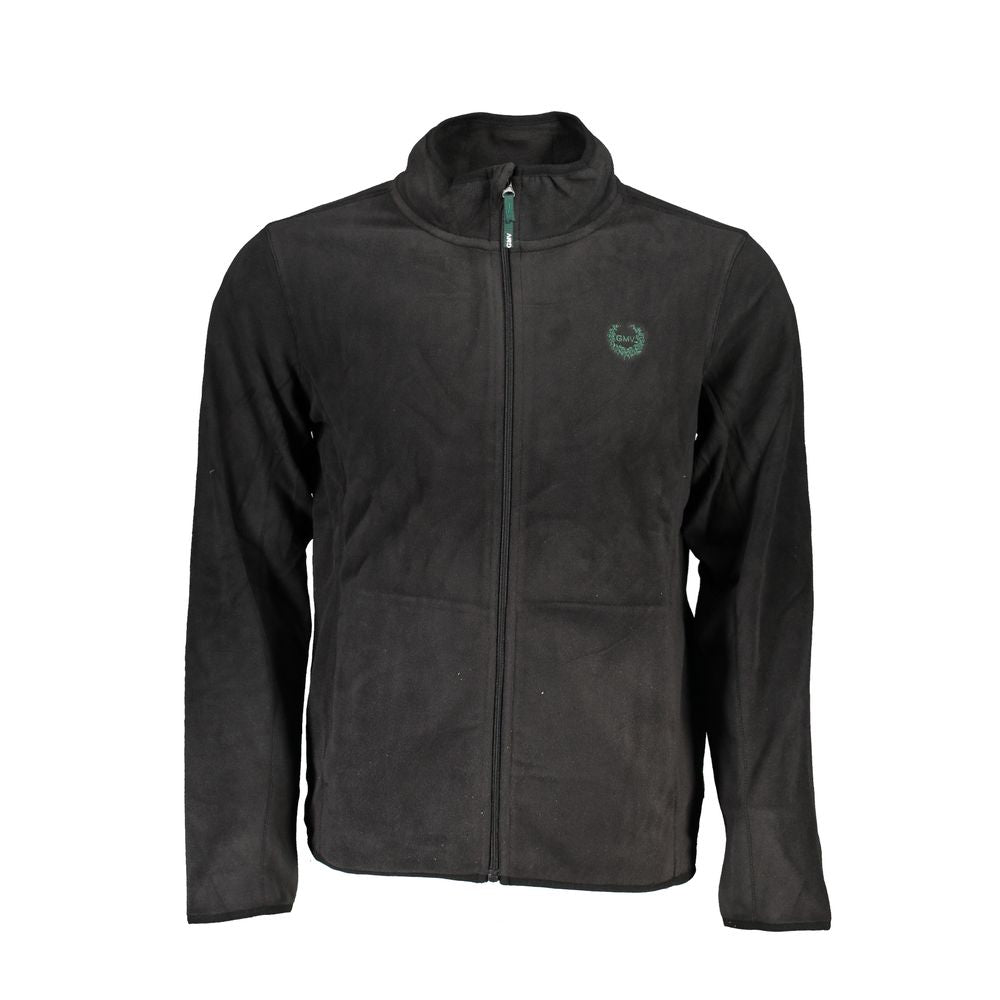 Gianmarco Venturi Black Polyester Men Sweatshirt - Luxe Nova