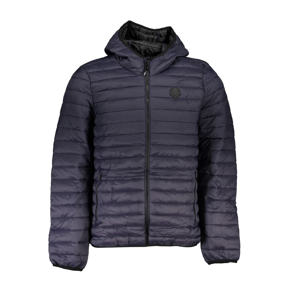 Gianmarco Venturi Blu Poliammide Men's Jacket - Luxe Nova