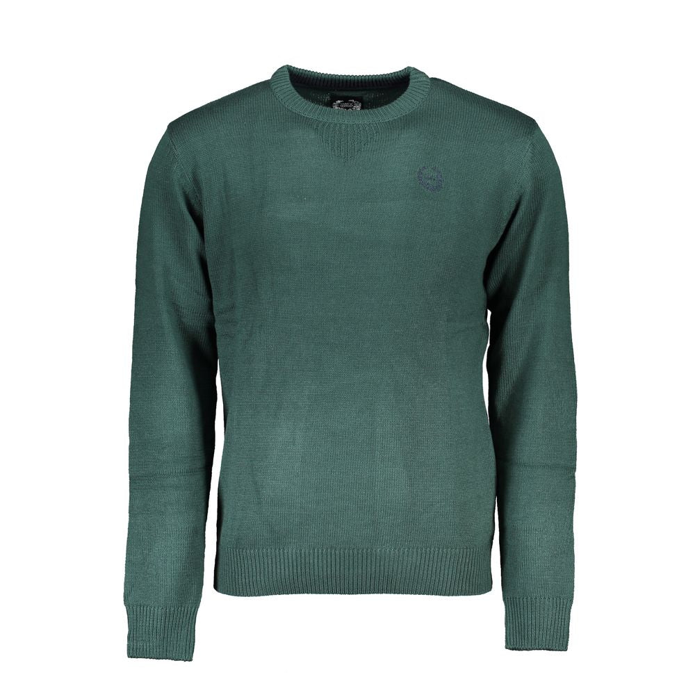 Gianmarco Venturi Verde Cotton Men Sweater - Luxe Nova