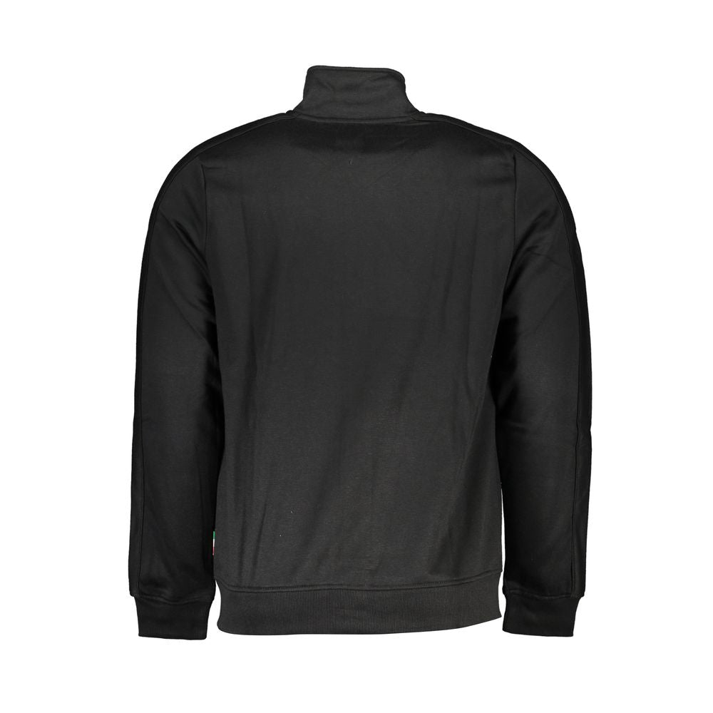 Gianmarco Venturi Black Polyester Men Sweatshirt - Luxe Nova