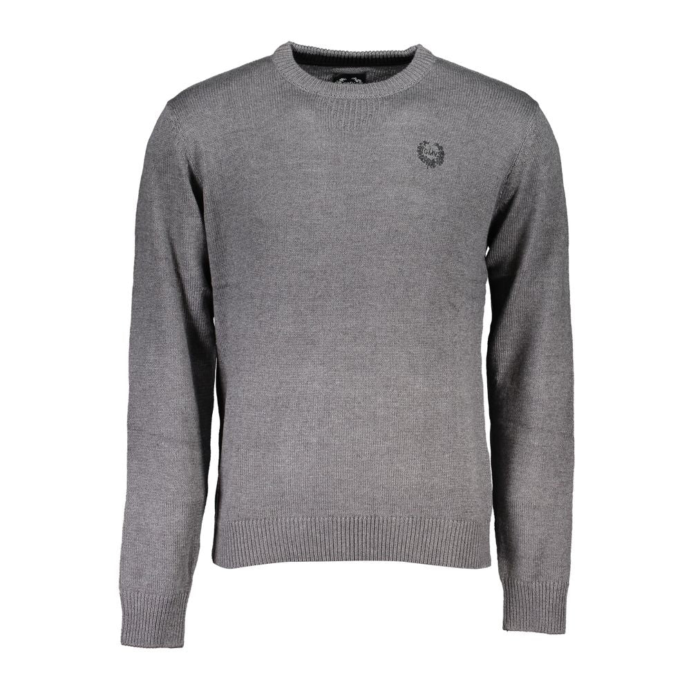 Gianmarco Venturi Grigio Cotton Men's Sweater - Luxe Nova