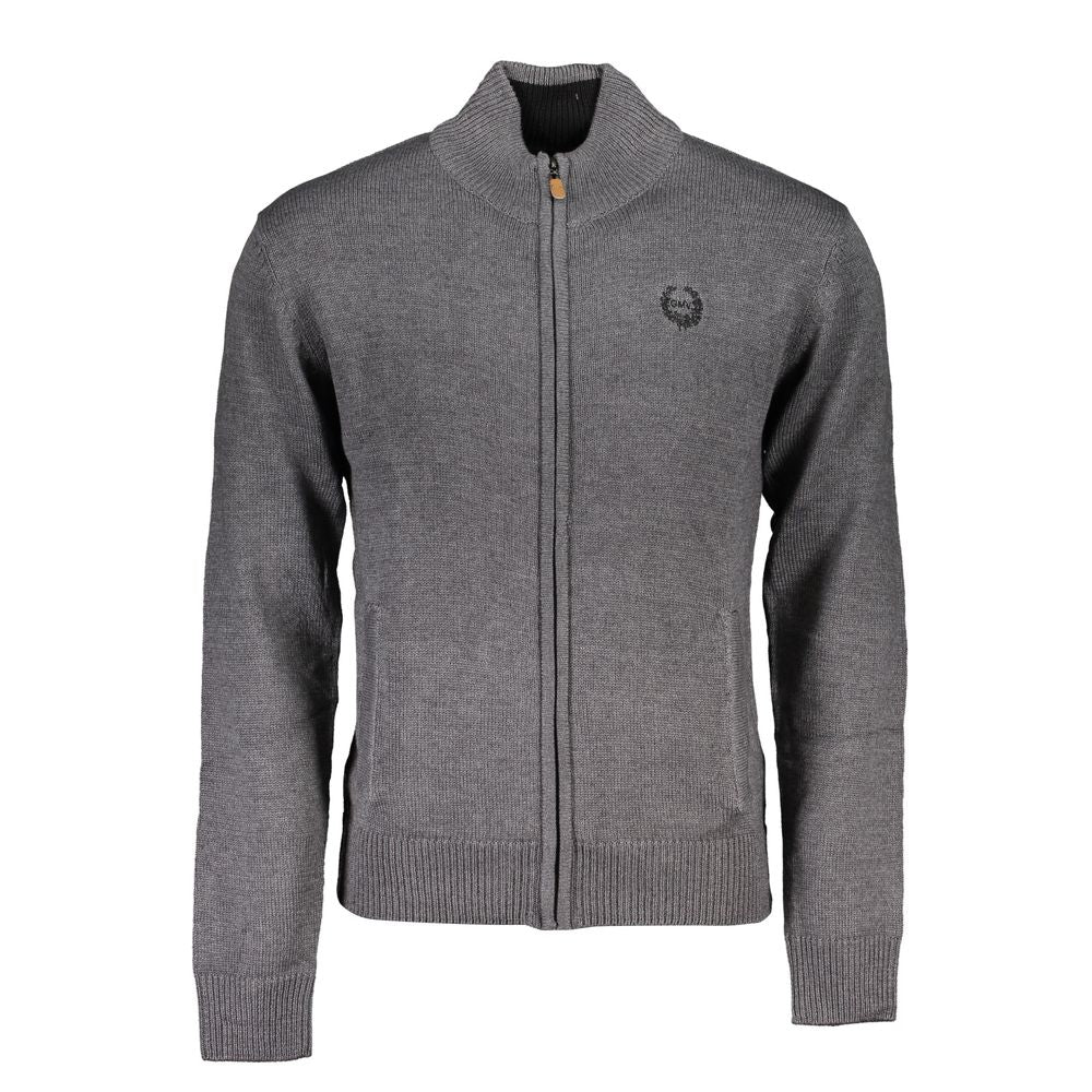 Gianmarco Venturi Grigio Cotton Men Cardigan - Luxe Nova