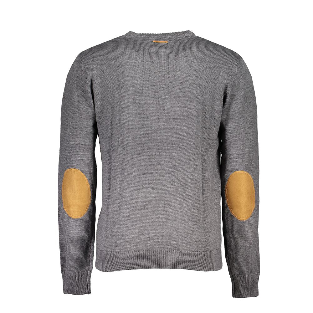 Gianmarco Venturi Grigio Cotton Men's Sweater - Luxe Nova