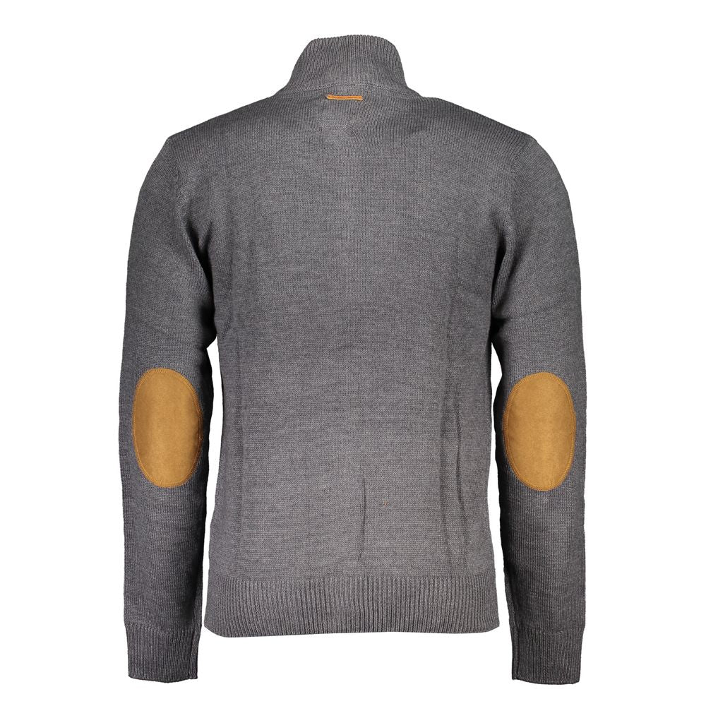 Gianmarco Venturi Grigio Cotton Men Cardigan - Luxe Nova