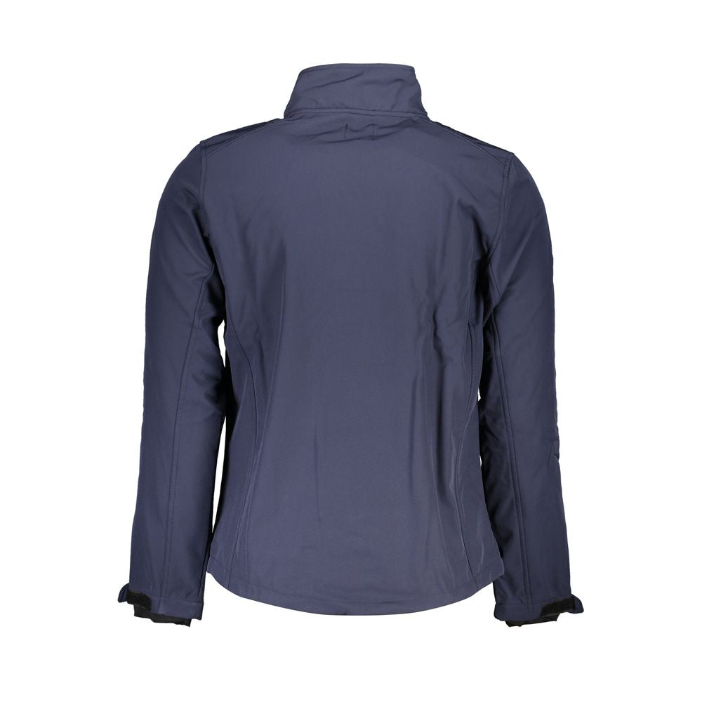 Gianmarco Venturi Blu Polyester Men's Jacket - Luxe Nova