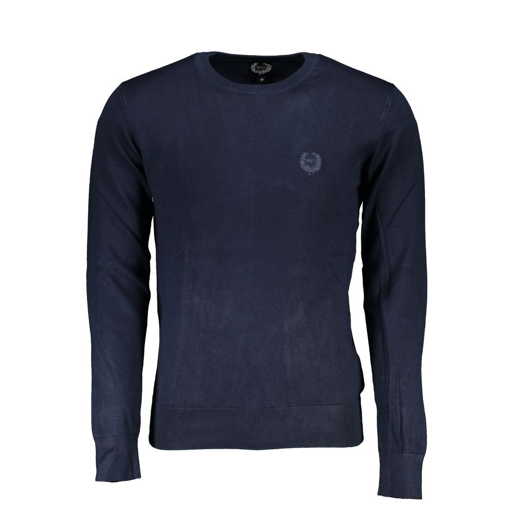 Gianmarco Venturi Blue Viscose Men's Sweater - Luxe Nova