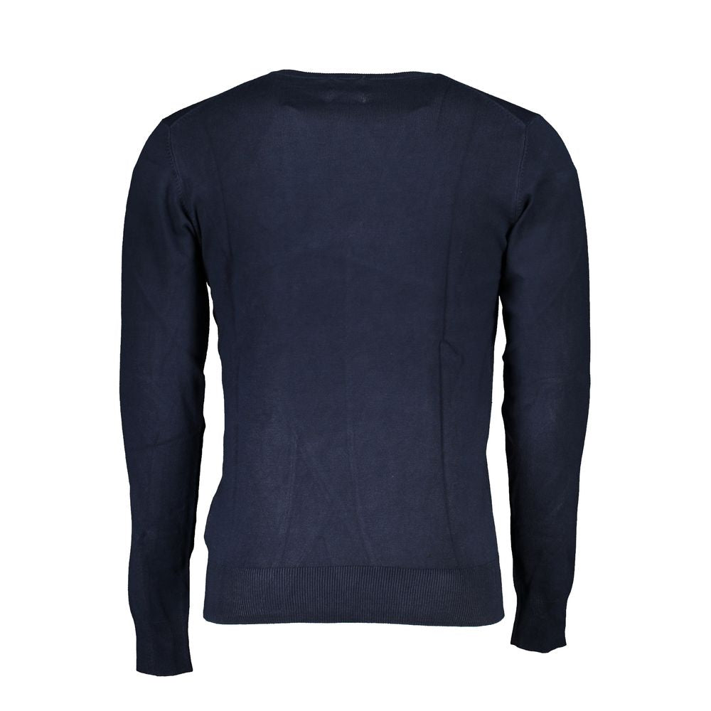 Gianmarco Venturi Blue Viscose Men's Sweater - Luxe Nova