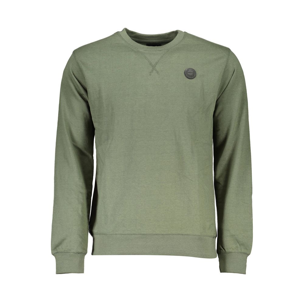 Gianmarco Venturi Verde Cotton Men Sweatshirt - Luxe Nova