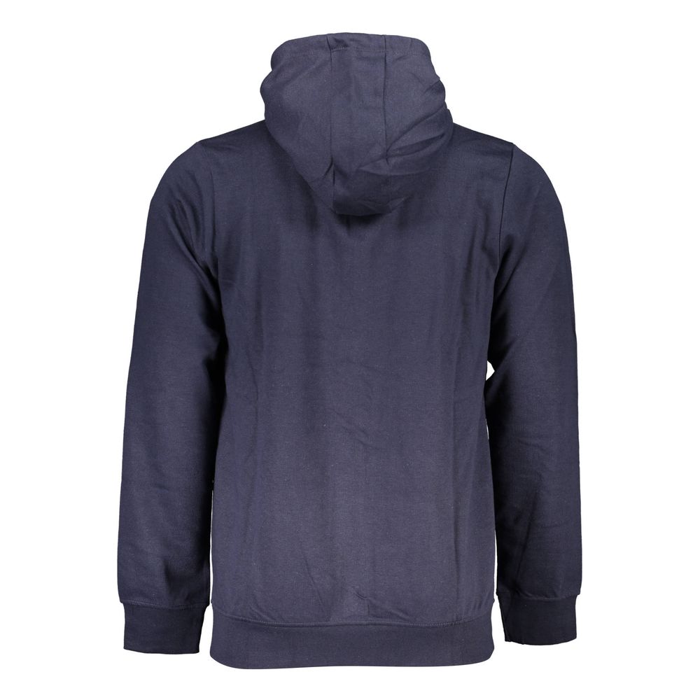 Gianmarco Venturi Blue Cotton Men's Hoodie - Luxe Nova