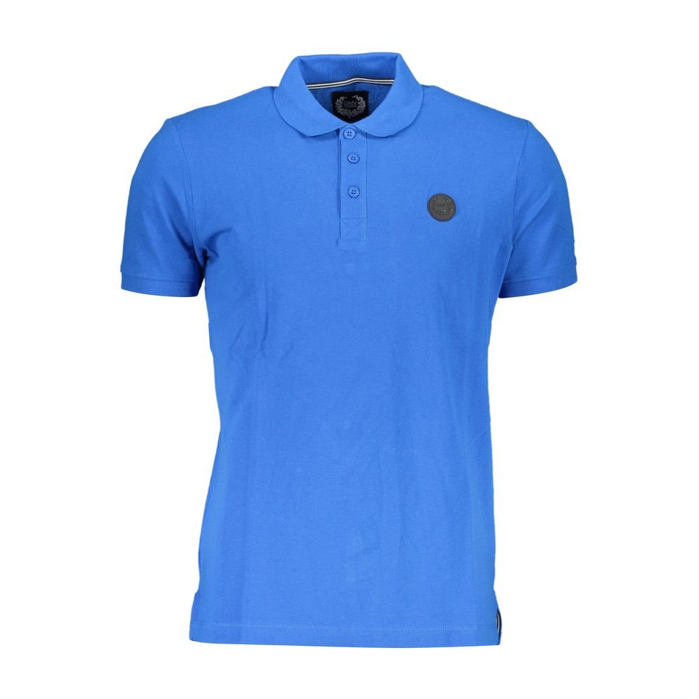 Gianmarco Venturi Blu Cotton Men Polo - Luxe Nova