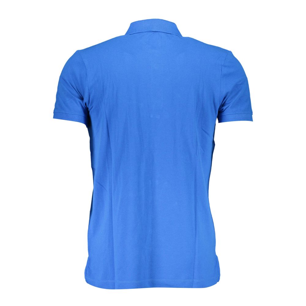 Gianmarco Venturi Blu Cotton Men Polo - Luxe Nova