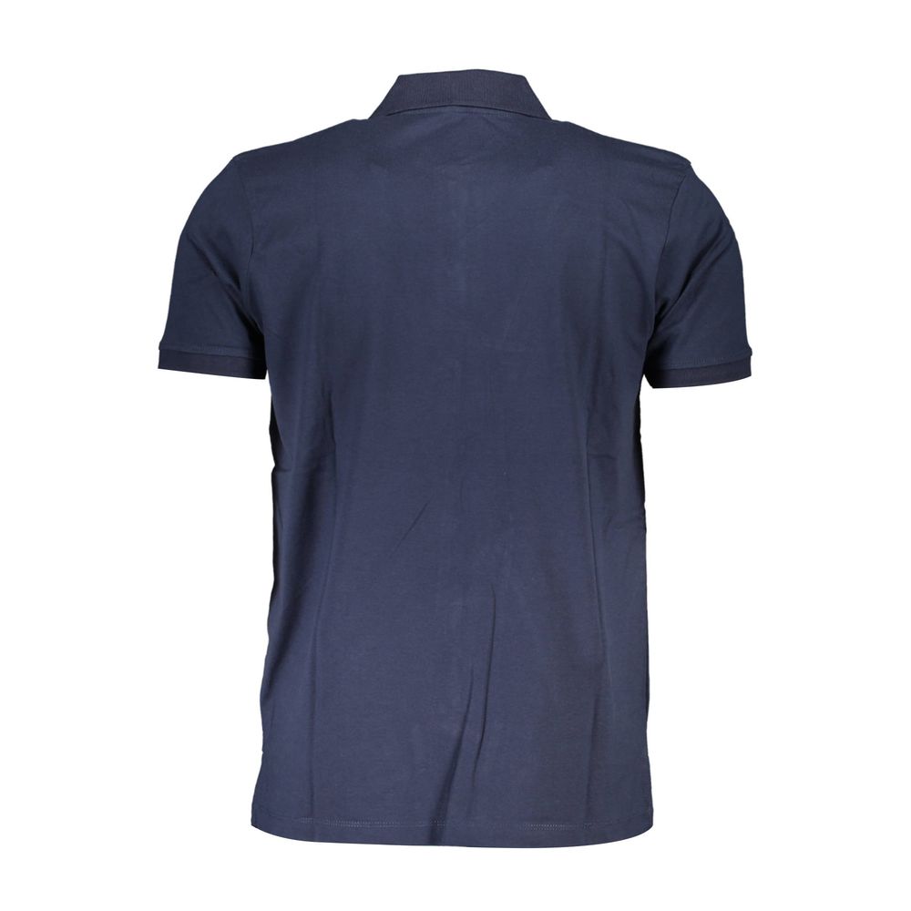 Gianmarco Venturi Blu Cotton Men Polo - Luxe Nova