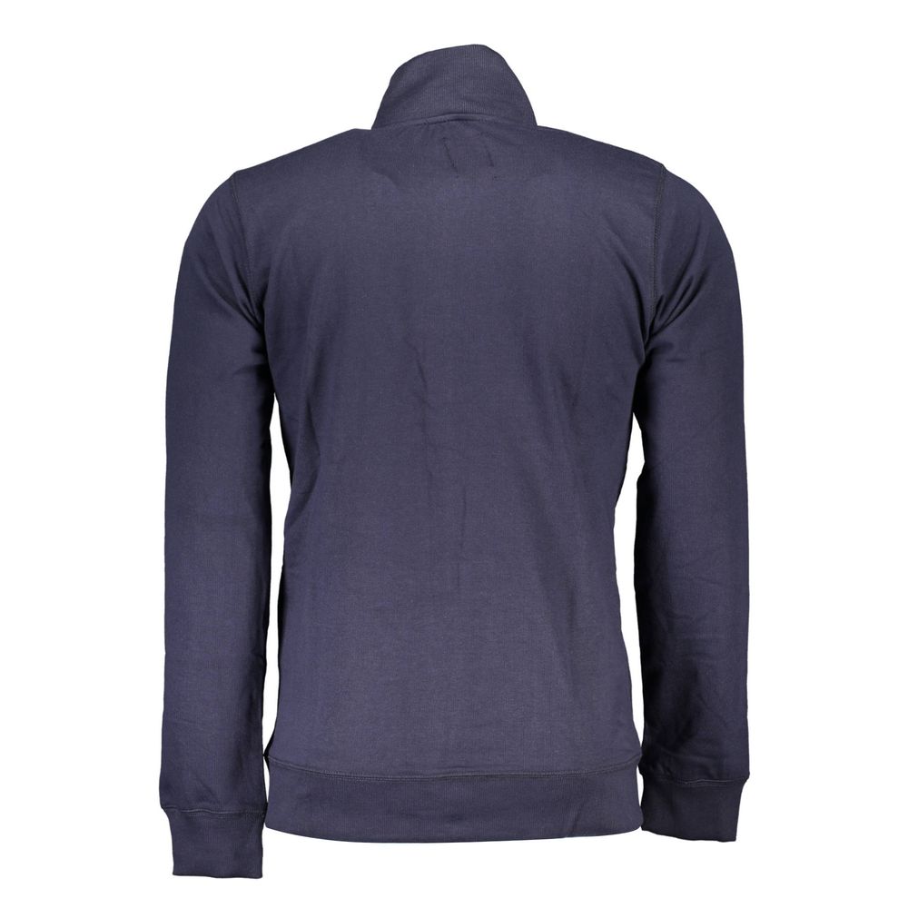 Gianmarco Venturi Blue Cotton Men's Sweatshirt - Luxe Nova