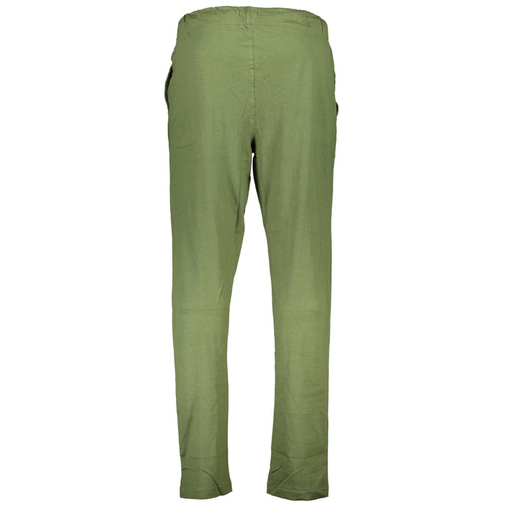 Gianmarco Venturi Verde Cotton Men's Sport Trouser - Luxe Nova