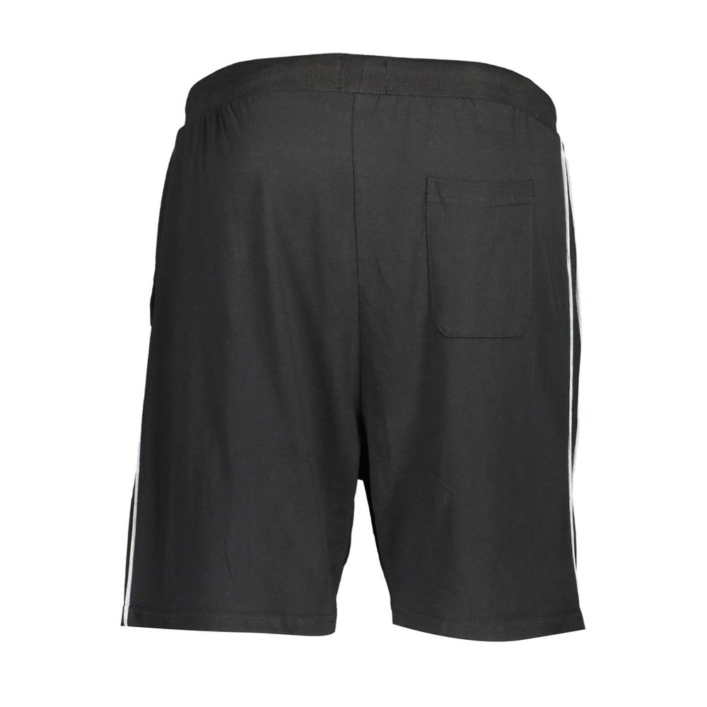 Gianmarco Venturi Black Cotton Men's Sweatpant