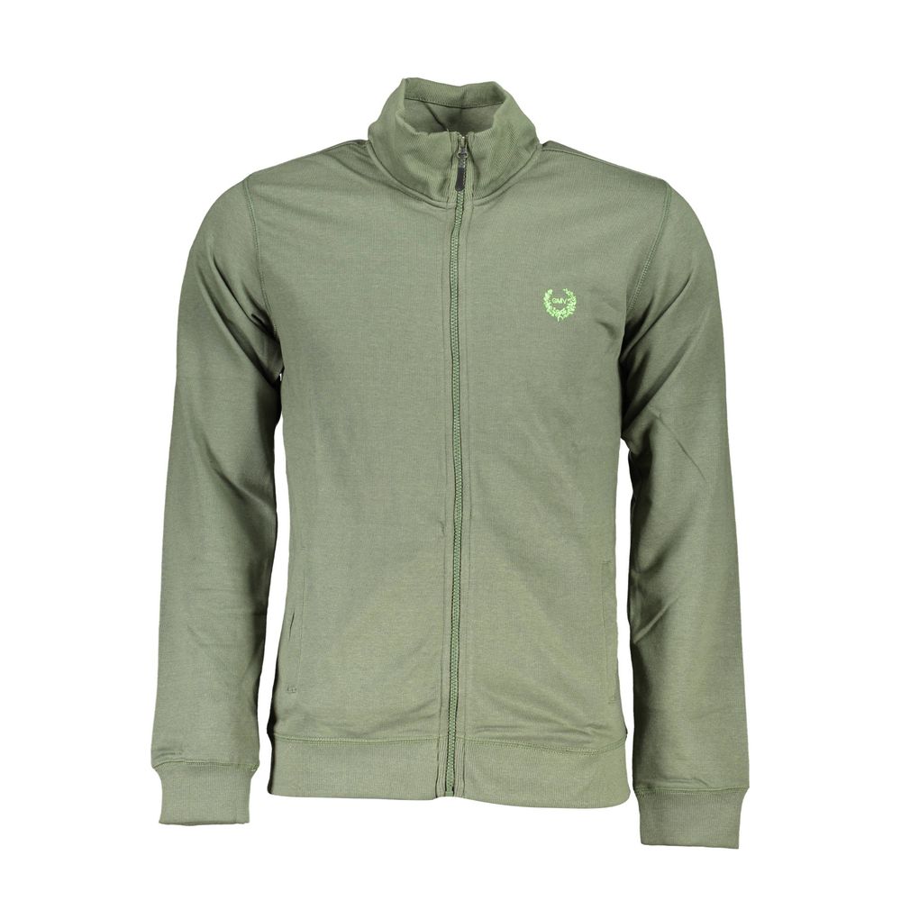 Gianmarco Venturi Verde Cotton Men Sweatshirt - Luxe Nova