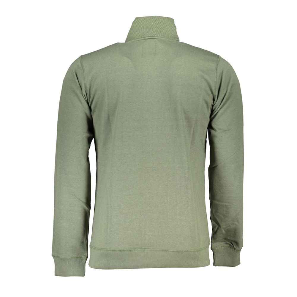 Gianmarco Venturi Verde Cotton Men Sweatshirt - Luxe Nova