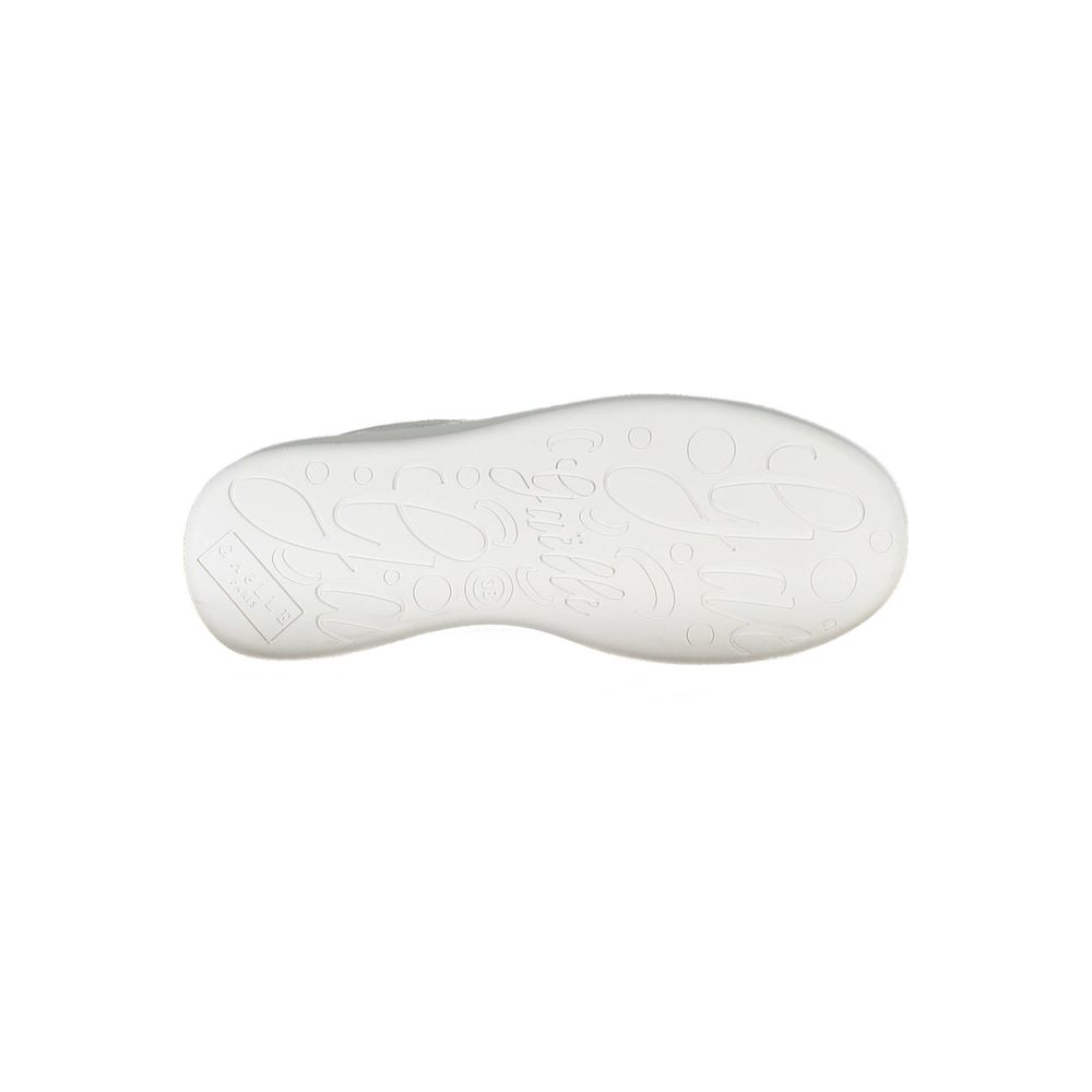 Gaelle Paris White Polyurethane Women Sneaker - Luxe Nova
