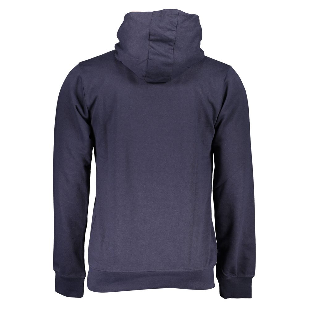 Gianmarco Venturi Blue Cotton Sweatshirt - Luxe Nova