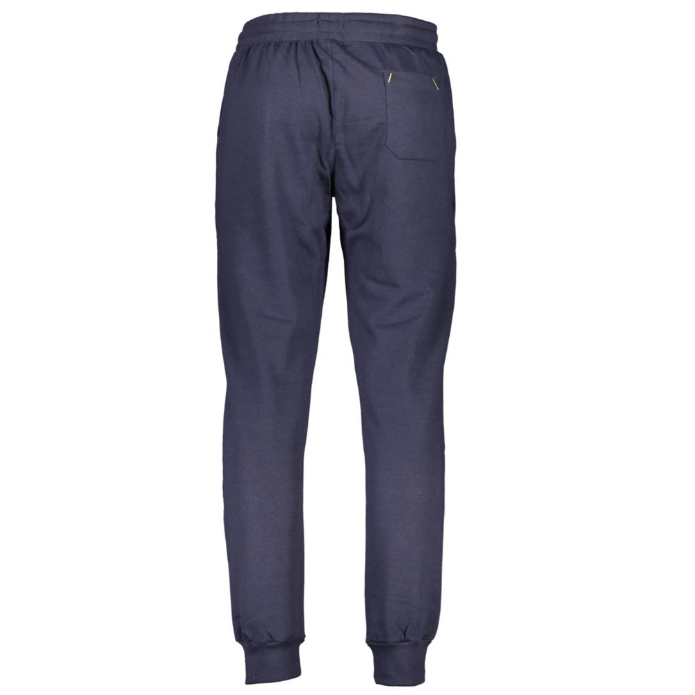 Gianmarco Venturi Blu Cotton Men's Sweatpant - Luxe Nova
