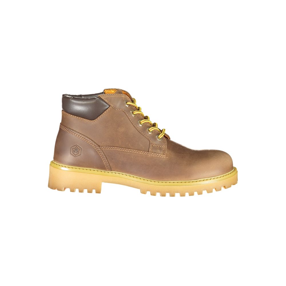 Lumberjack Marrone Leather Men's Sneaker - Luxe Nova