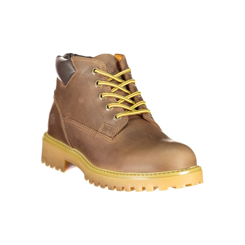 Lumberjack Marrone Leather Men's Sneaker - Luxe Nova