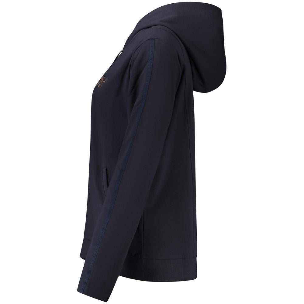 Freddy Blue Cotton Women Sweatshirt