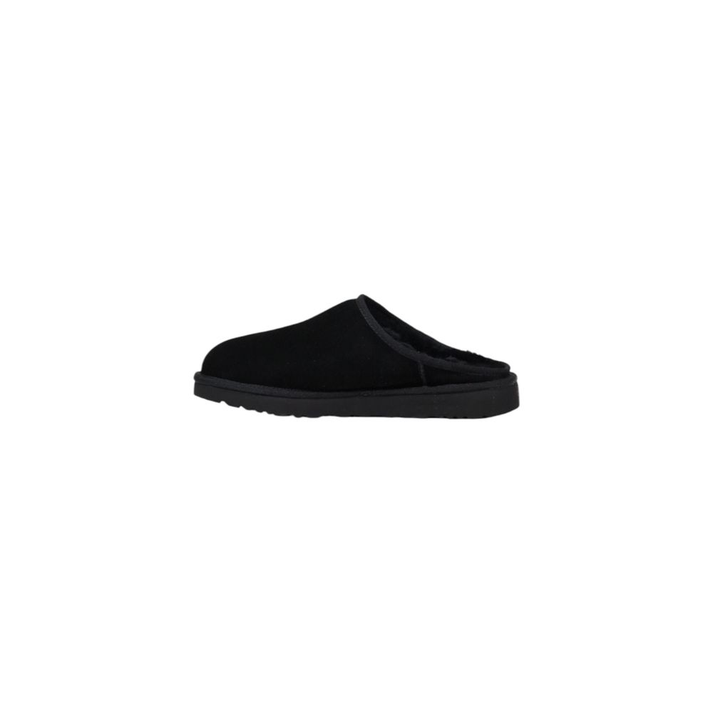 UGG Black Suede Leather Clogs