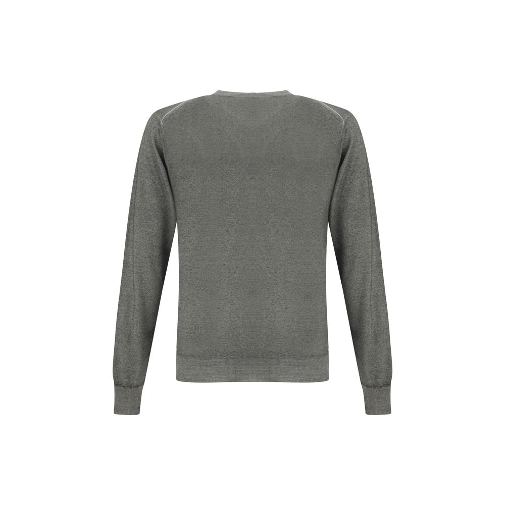 Cruciani Gray Cashmere Sweater - Luxe Nova