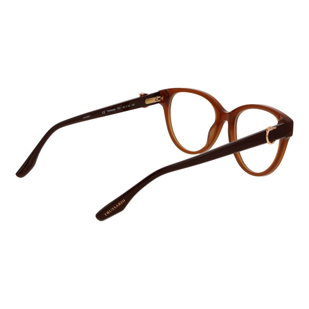 Trussardi Brown Acetate Glasses (Frames) - Luxe Nova