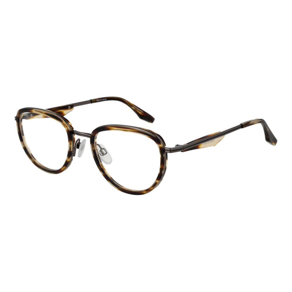 Trussardi Brown Metal & Plastic Glasses (Frames) - Luxe Nova