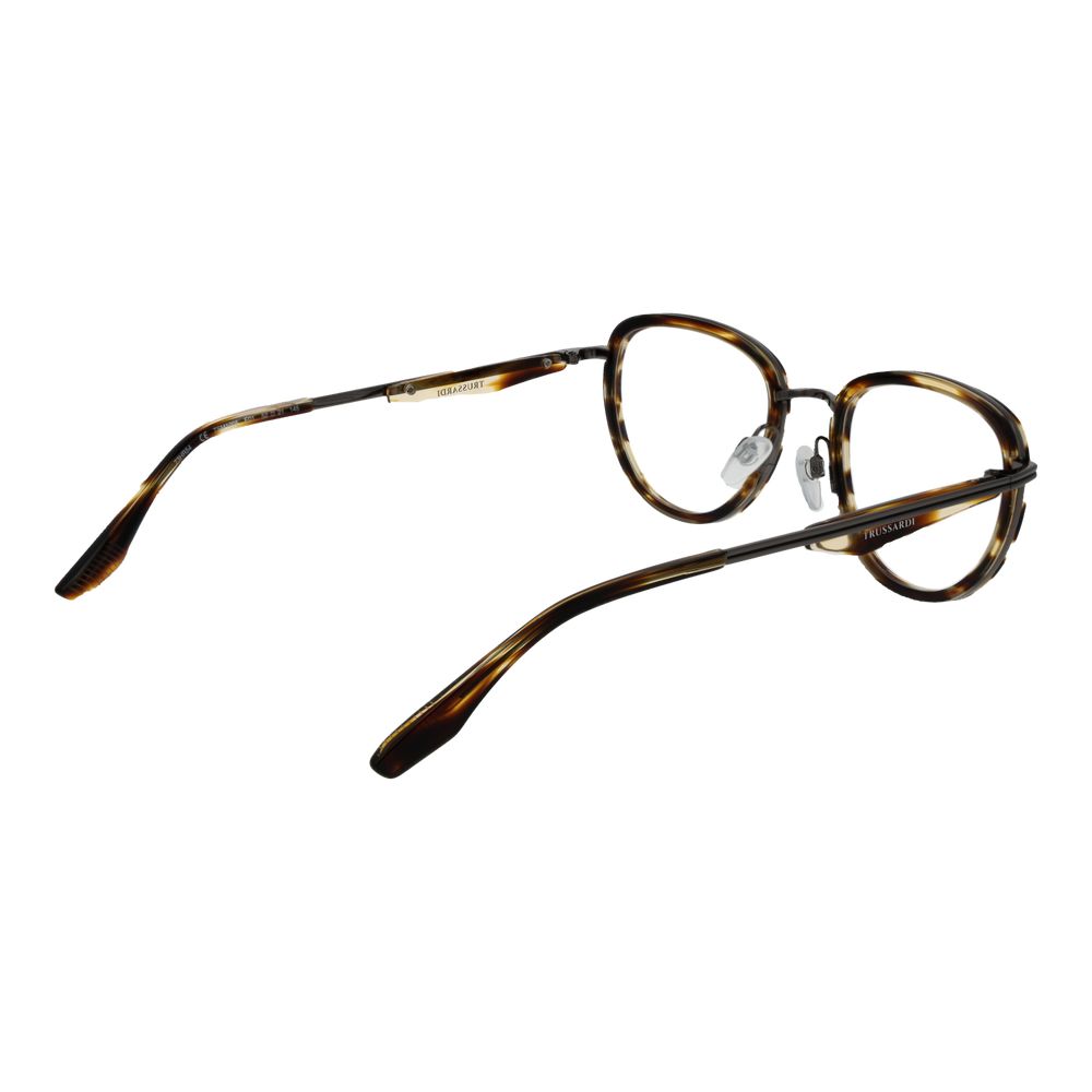 Trussardi Brown Metal & Plastic Glasses (Frames) - Luxe Nova