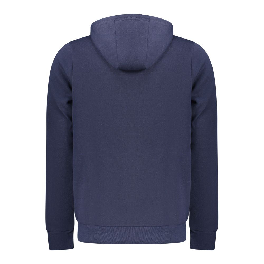 Norway 1963 Blue Cotton Men's Hooded Sweatshirt - Luxe Nova
