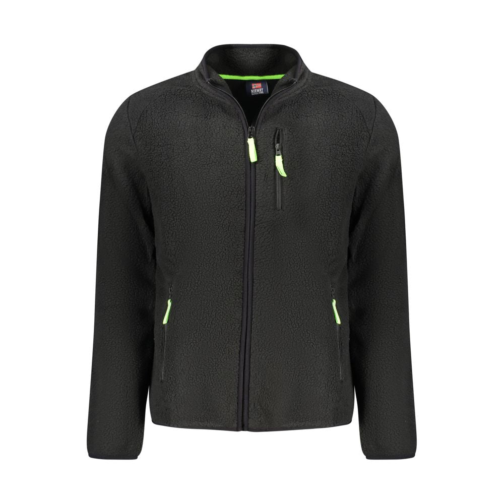 Norway 1963 Black Polyester Men's Sweatshirt - Luxe Nova