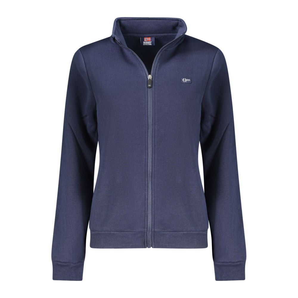 Norway 1963 Blue Cotton Women Sweatshirt - Luxe Nova