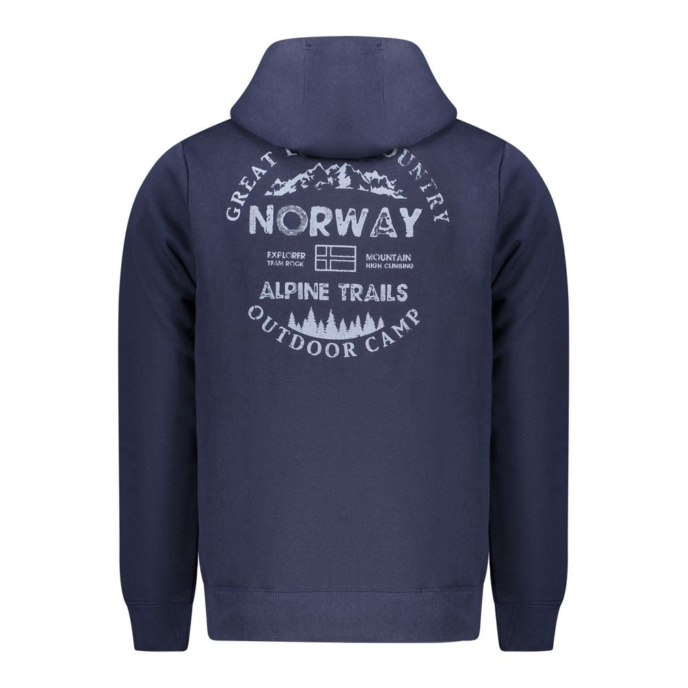 Norway 1963 Marrone Cotton Men Sweatshirt - Luxe Nova
