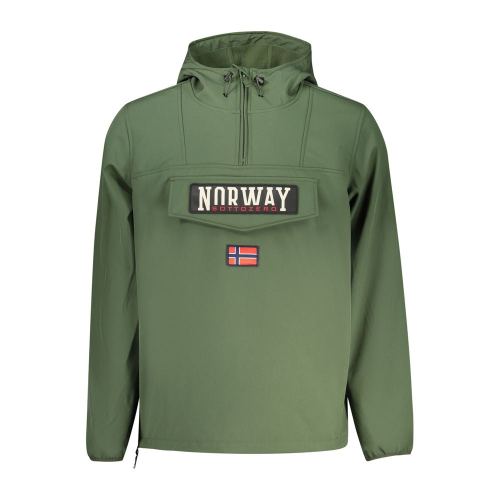 Norway 1963 Verde Polyester Men's Jacket - Luxe Nova