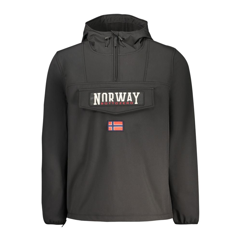 Norway 1963 Black Polyester Men's Jacket - Luxe Nova