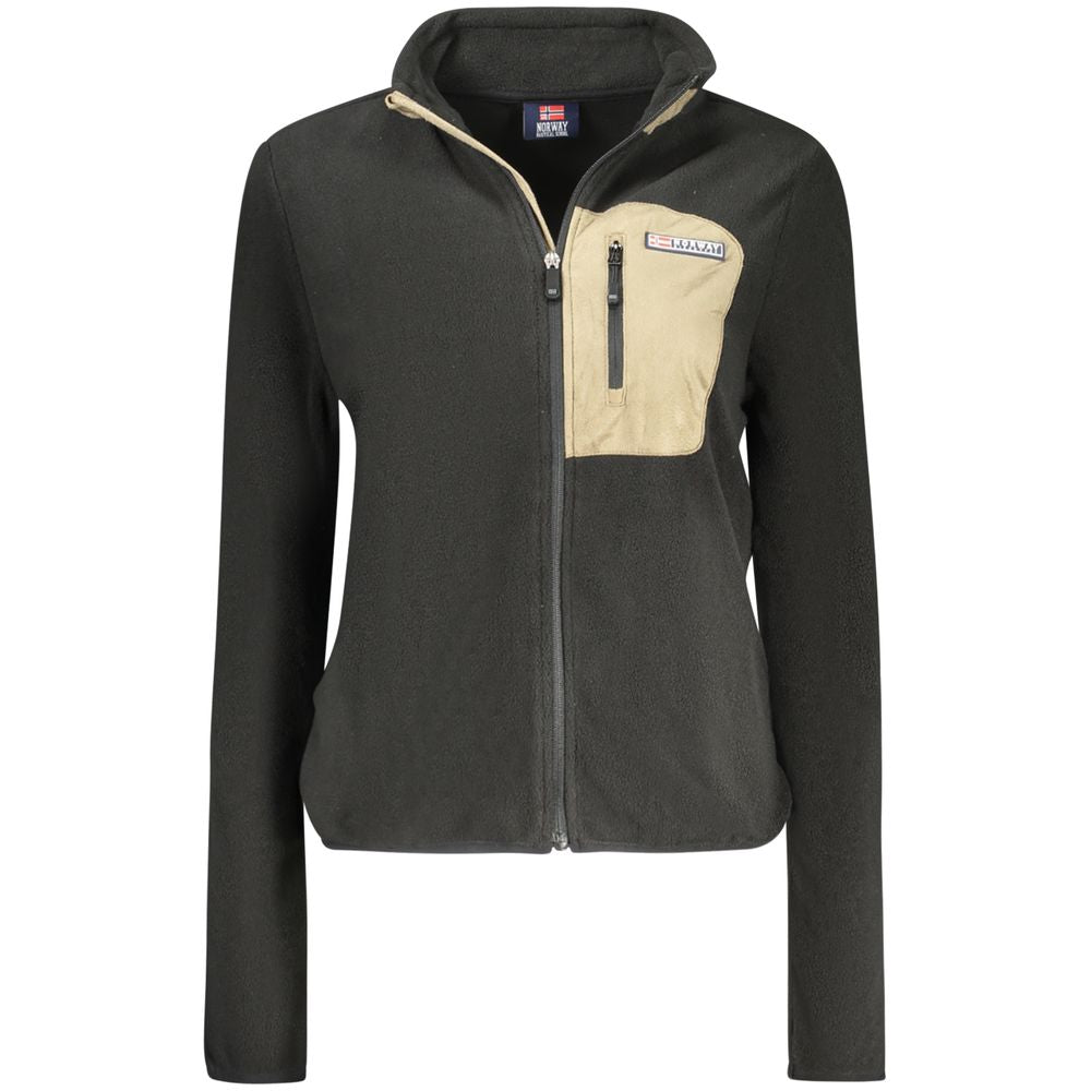 Norway 1963 Black Polyester Women Sweatshirt - Luxe Nova