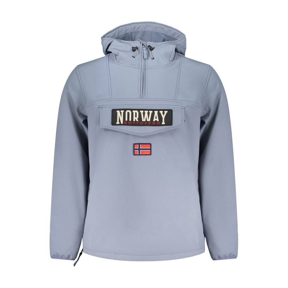 Norway 1963 Blu Polyester Men's Jacket - Luxe Nova