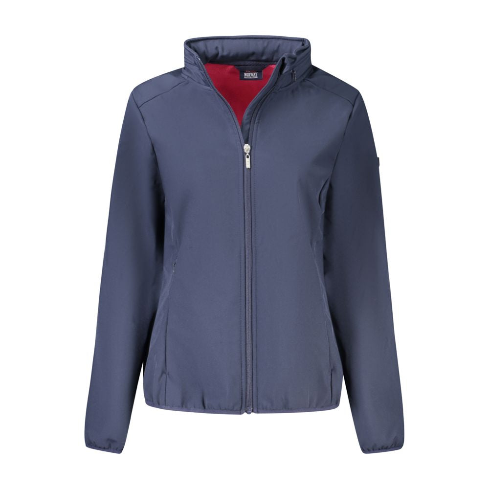 Norway 1963 Blue Polyester Women's Jacket - Luxe Nova
