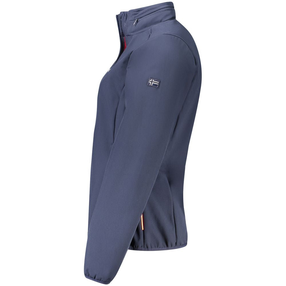 Norway 1963 Blue Polyester Women's Jacket - Luxe Nova