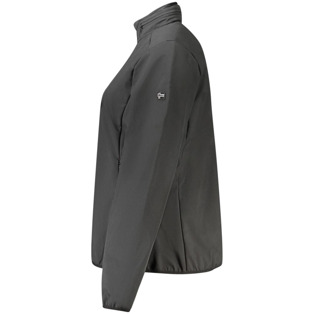 Norway 1963 Black Polyester Women's Jacket - Luxe Nova