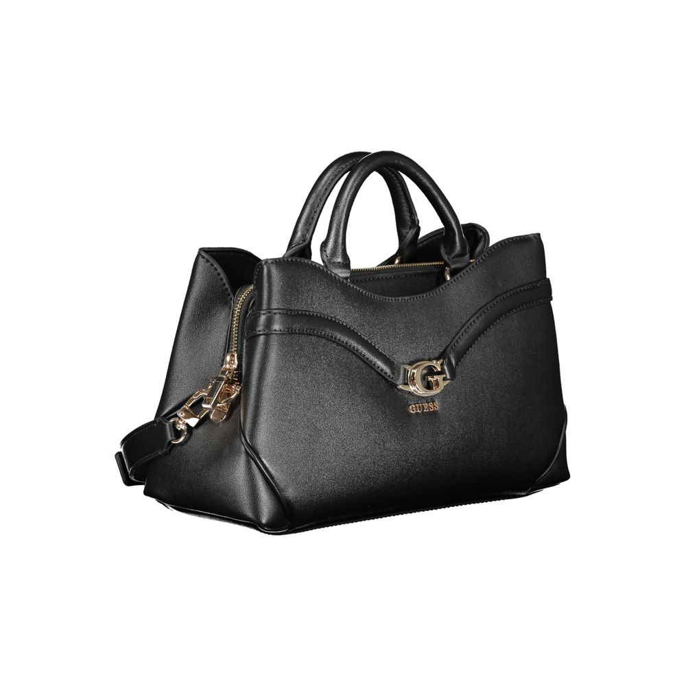 Guess Jeans Black Polyurethane Women's Handbag - Luxe Nova