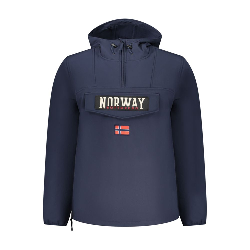 Norway 1963 Blue Polyester Men's Jacket - Luxe Nova