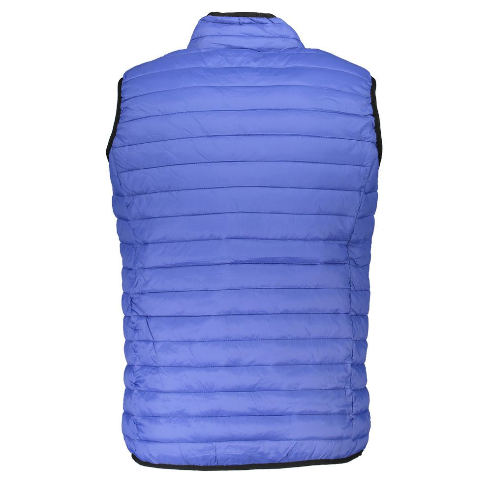 Gianmarco Venturi Blu Poliammide Men's Gilet - Luxe Nova