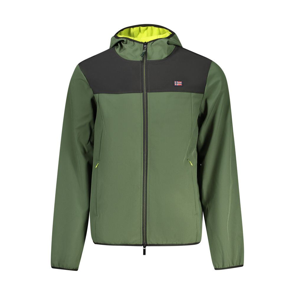 Norway 1963 Verde Polyester Men's Jacket - Luxe Nova