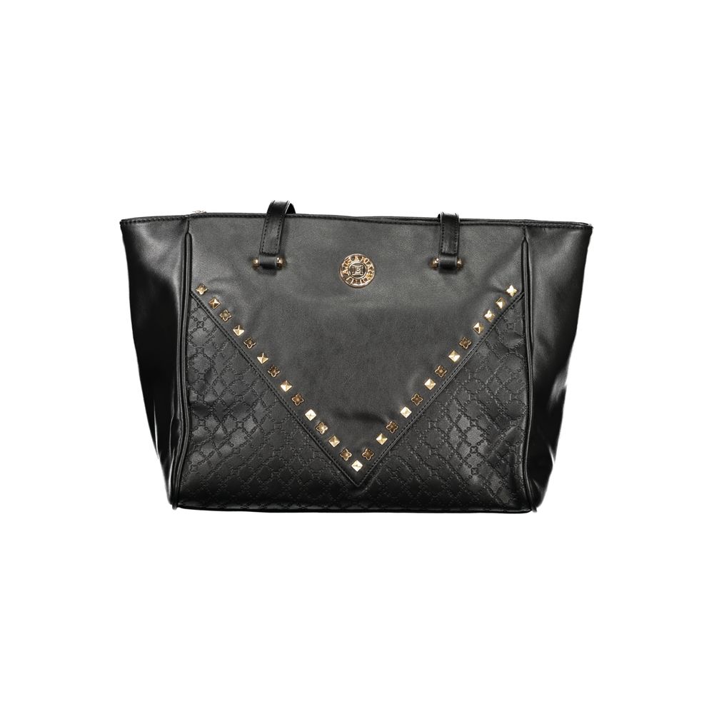 Laura Biagiotti Black PVC Women Handbag - Luxe Nova