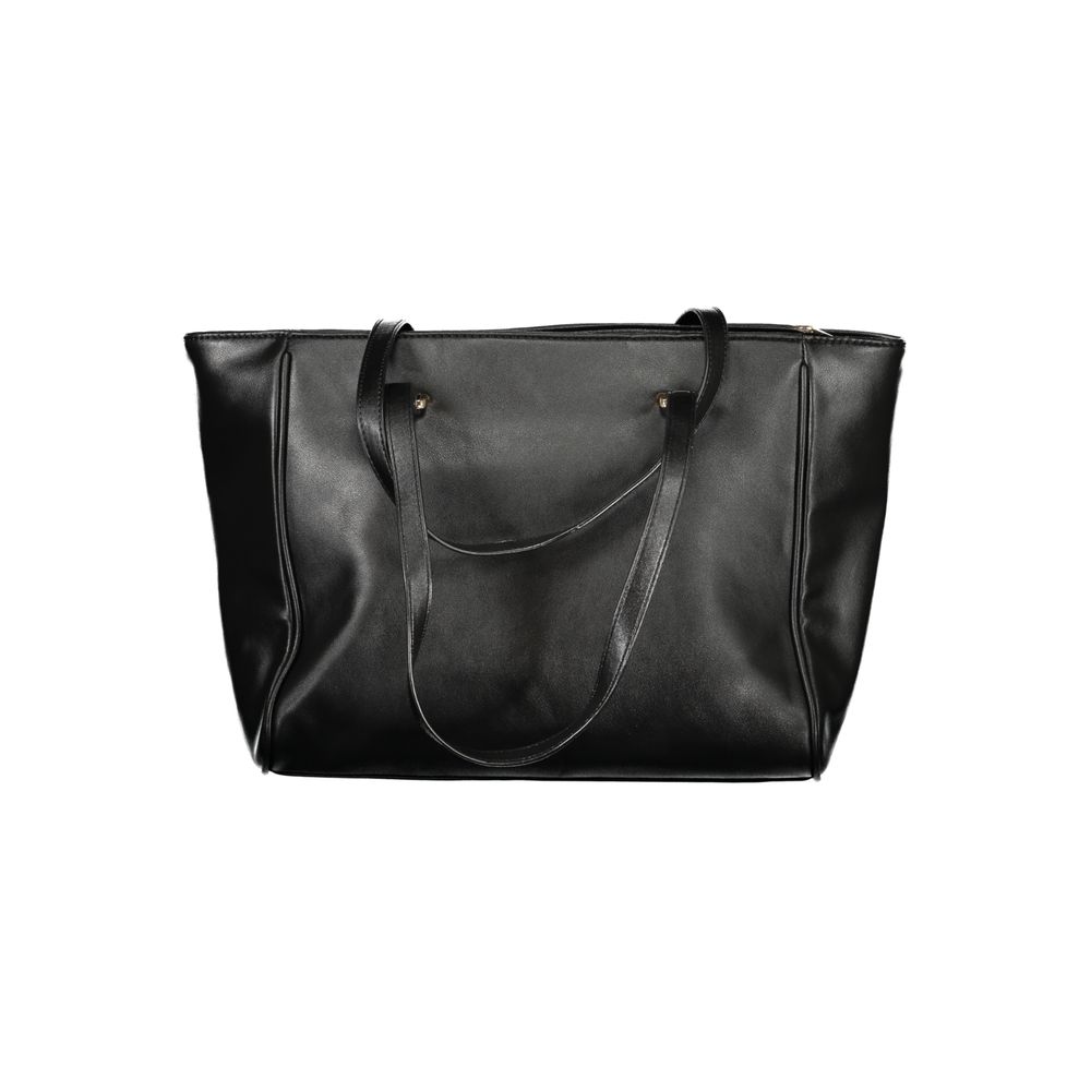 Laura Biagiotti Black PVC Women Handbag - Luxe Nova